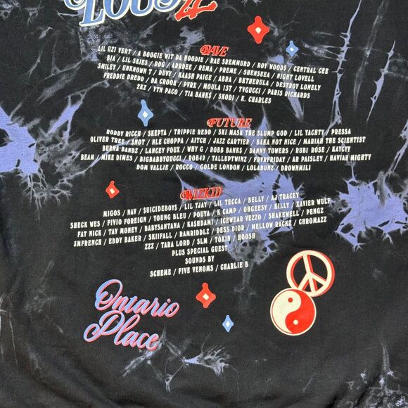 Rolling Loud Hoodie Mens XL All Over Graphic Toronto Canada Hip Hop Grunge - Picture 8 of 9